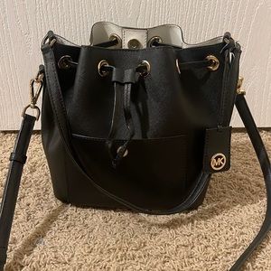 authentic michael kors bucket bag